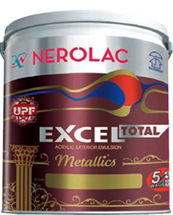 Nerolac Excel Total Mettalic for Exterior Painting : ColourDrive